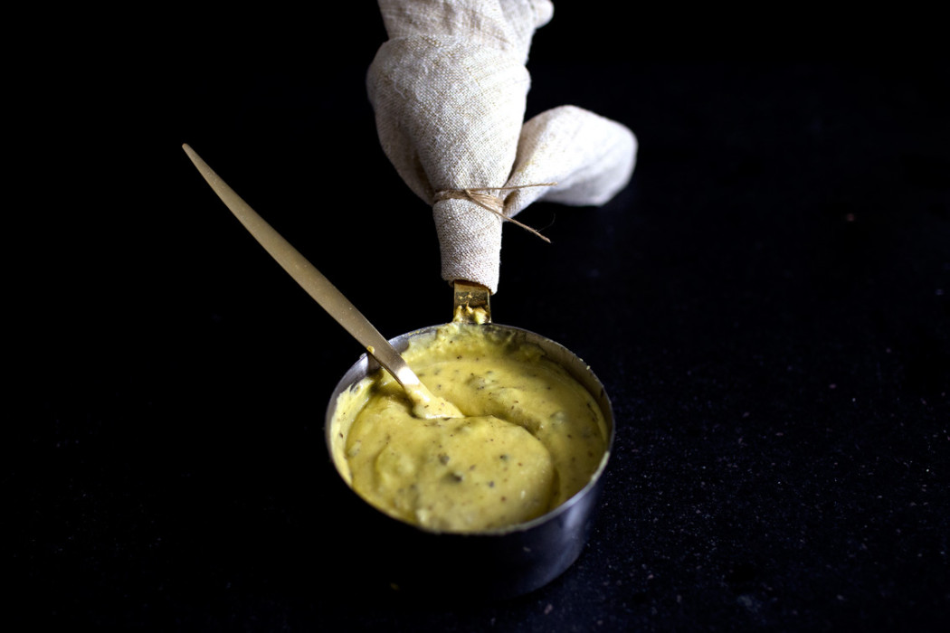 Lady and Pups MASHED POTATO BUTTER AIOLI W/ FRIED CAPERS