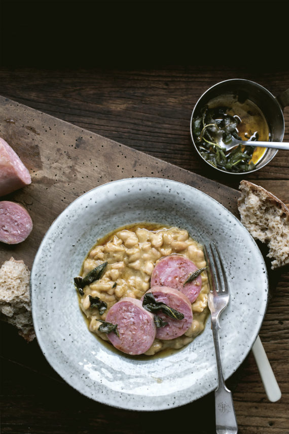 lady-and-pups-france-part-i-and-lyonnaise-sausage-w-warm-beans-and