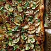 Deathly Scalloped Potato Pizza