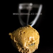 filthy rich miso caramel ice cream