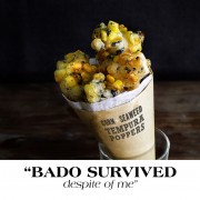 corn and seaweed tempura popper