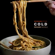 firey cold sichuan sesame noodle