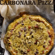 pizza alla carbonara