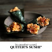 SPICY SALMON MINI HAND ROLLS