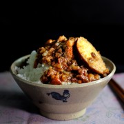 TAIWAN PORK RAGU ON RICE - LU ROU FAN