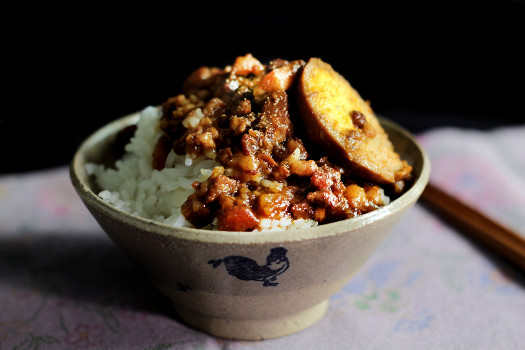 Taiwan Pork Ragu On Rice Lu Rou Fan Lady And Pups