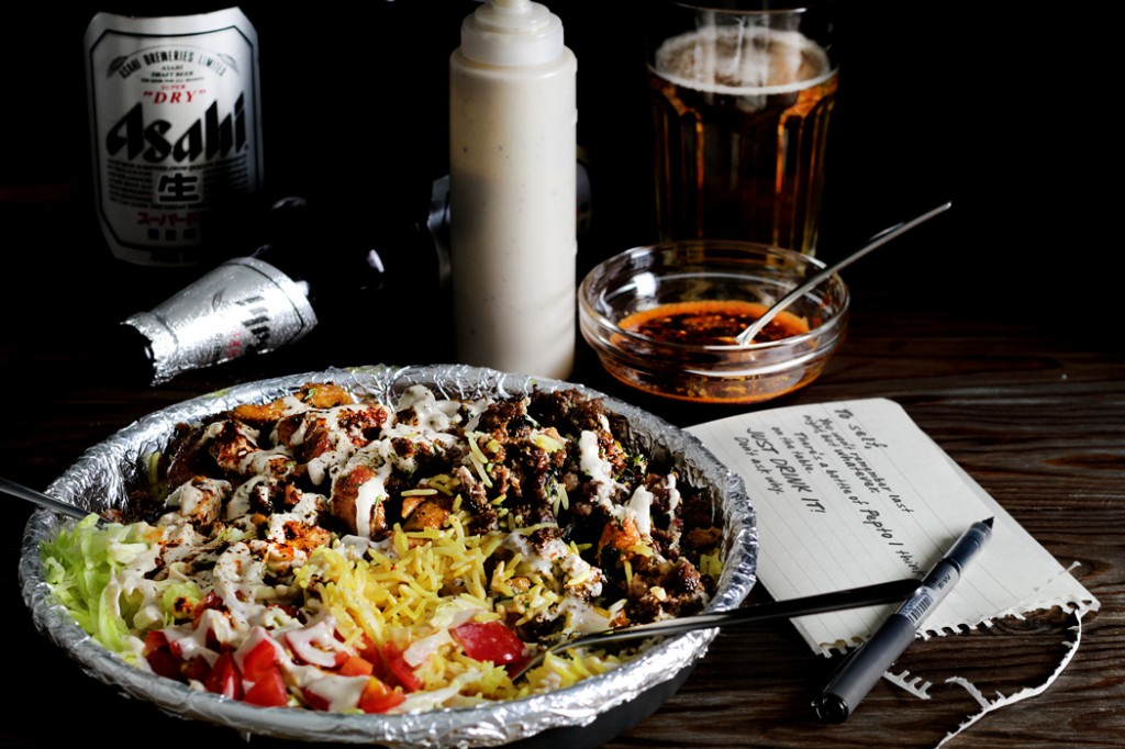 halaltruckplatter18 Lady and Pups