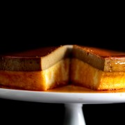 CARAMEL ESPRESSO FLAN/BUTTER ROUX CAKE