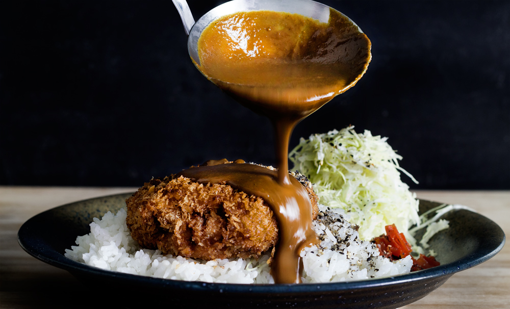 menchi katsu kare/ hamburger croquette w Japanese curry sauce – Lady ...