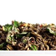 BLACK SESAME AND GINGR CHICKEN NOODLE SALAD
