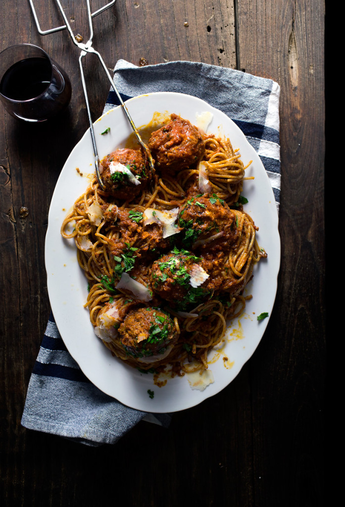 PEPPERONI MEATBALLS SPAGHETTI Lady and Pups