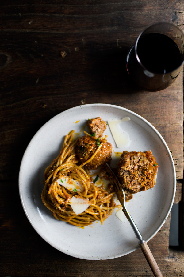 PEPPERONI MEATBALLS SPAGHETTI Lady and Pups