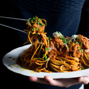 PEPPERONI MEATBALLS SPAGHETTI