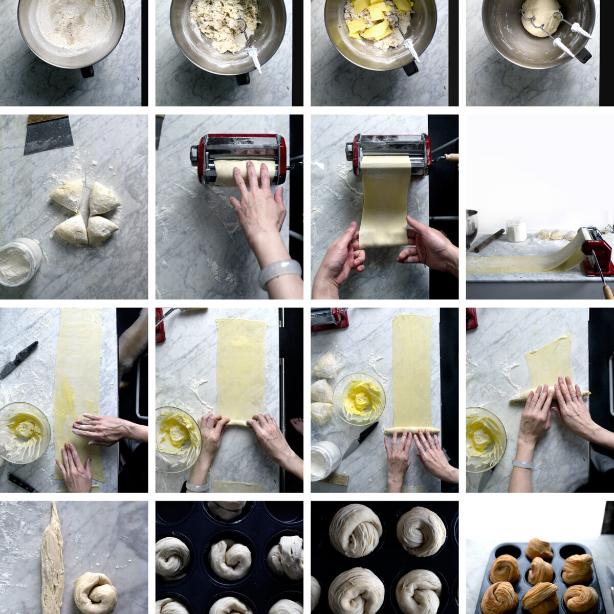 HOW MAKE CRUFFIN WITH PASTA MACHINE Lady and