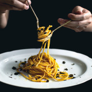 UNI CARBONARA WITH PORK SALT