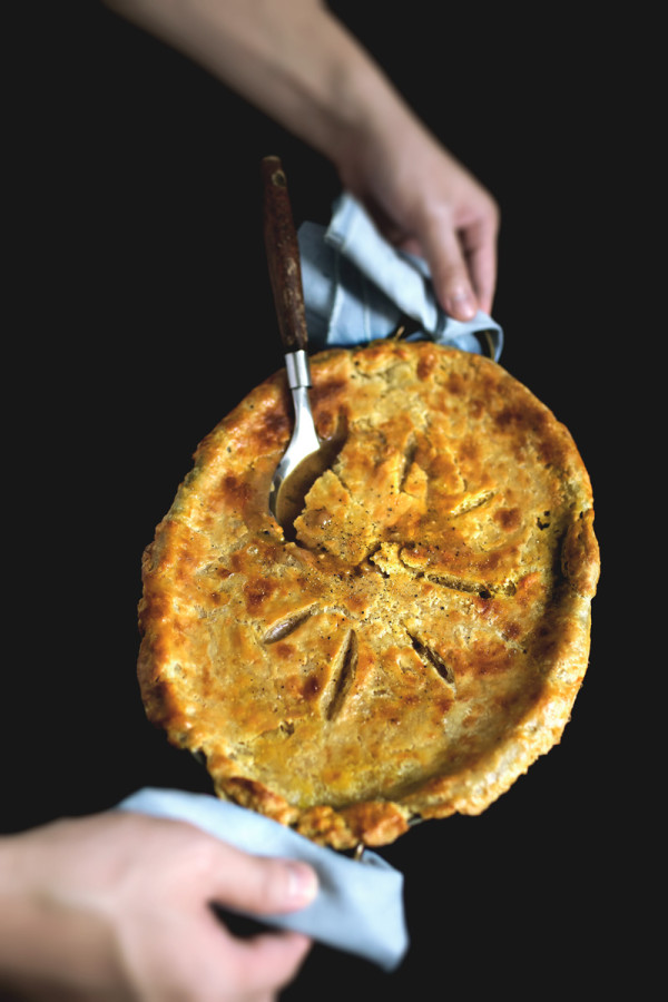 OYSTER GUMBO POT PIE Lady and Pups