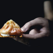 BUFFALO WINGS SOUP DUMPLING W/ SKIN CRACKLING