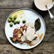 PORK CHOP W/ TUNA-SANDO SAUCE