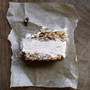 Granola and no-churn banana ice cream bars