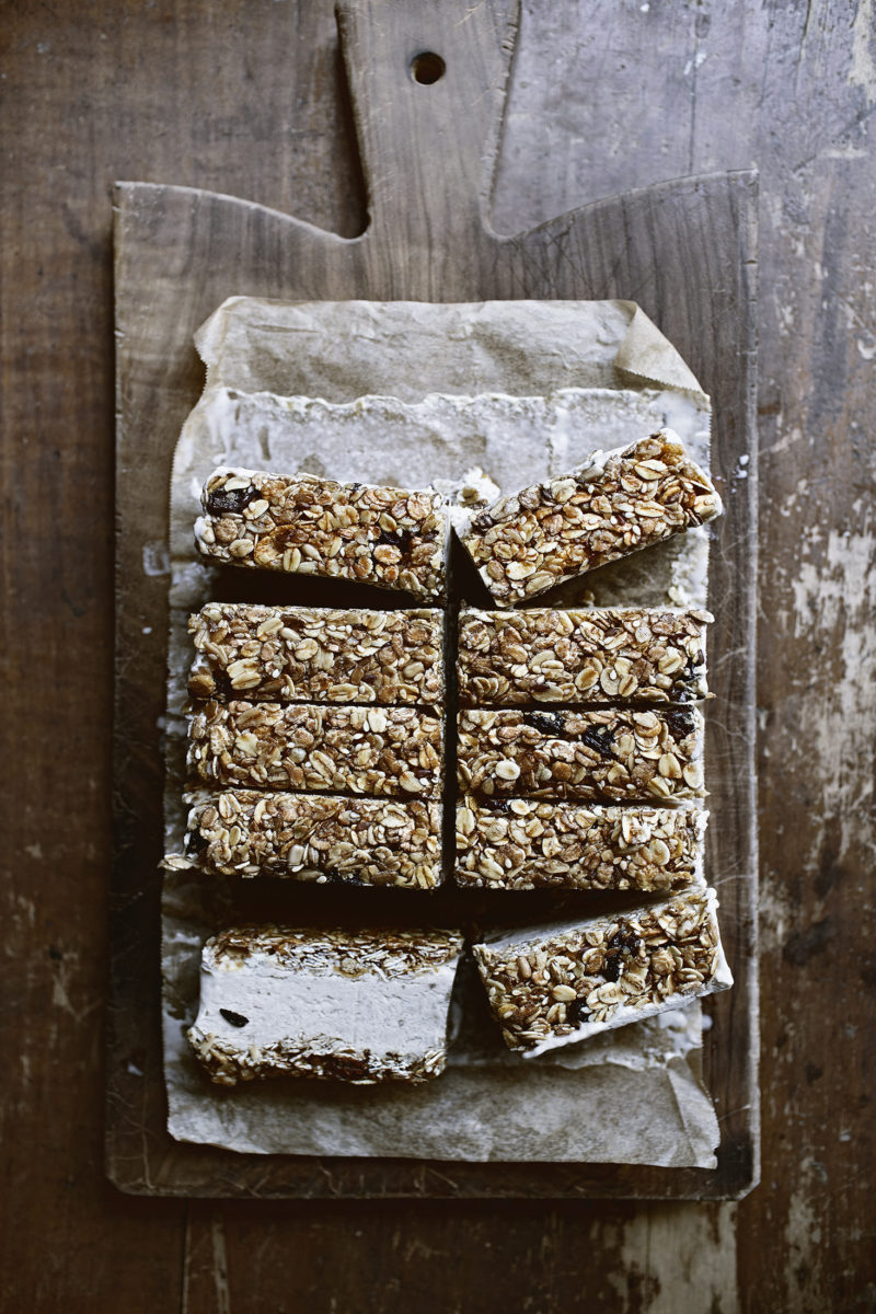 Granola and nochurn banana ice cream bars Lady and Pups