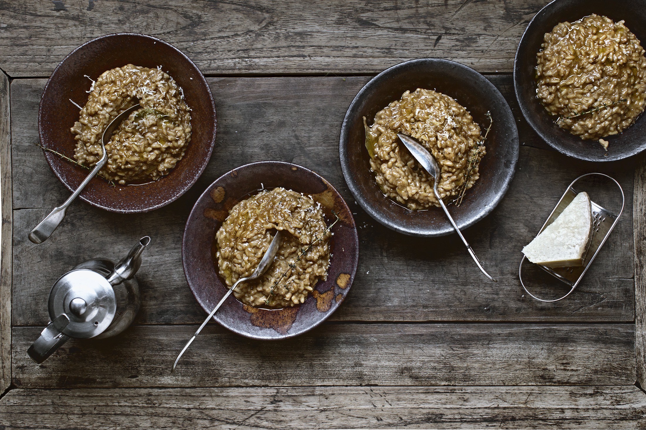 The shroomiest mushroom risotto, without breaking bank