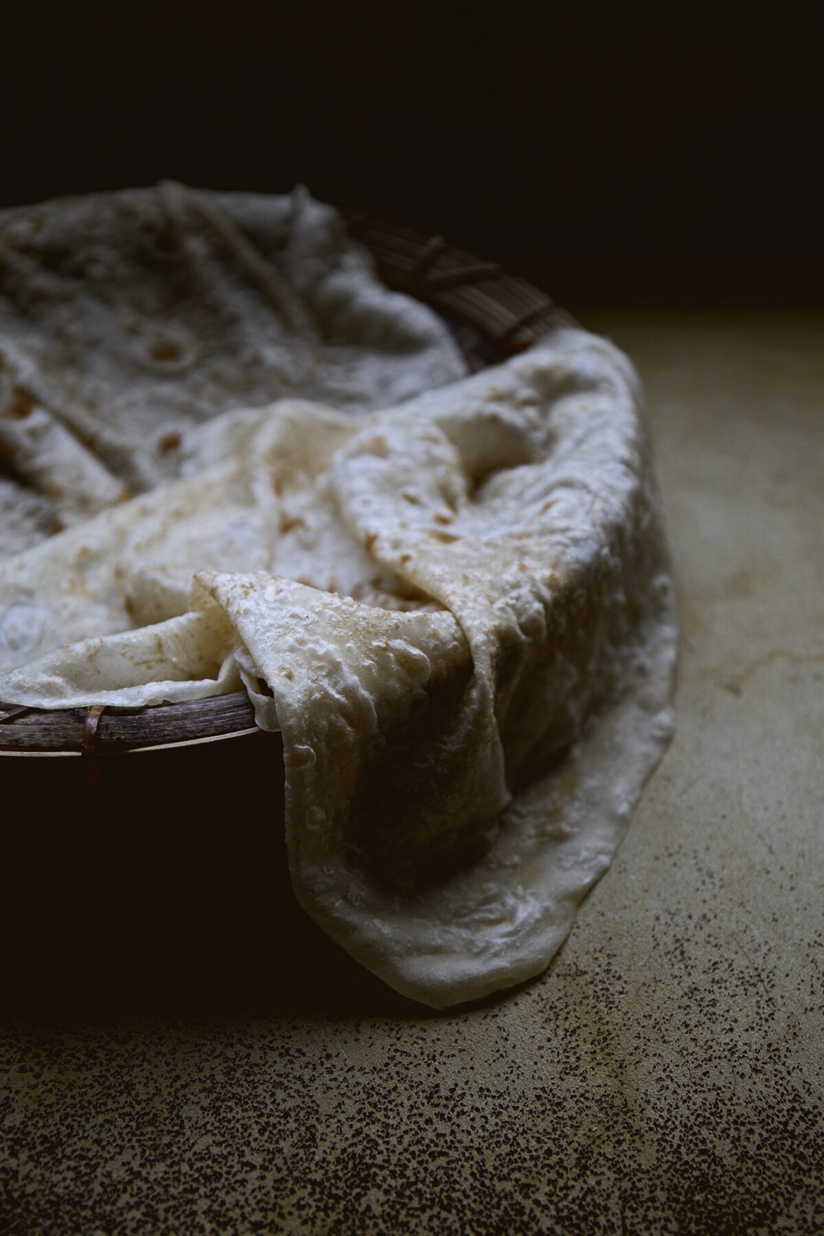 Paper thin soft chewy, Sonoranstyle flour tortilla Lady and Pups